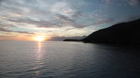 Tahitian water Stock Footage 44182561