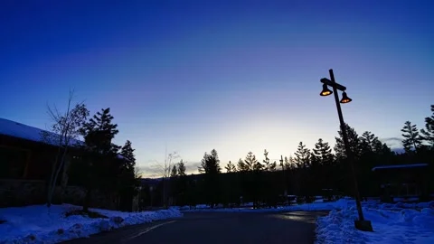 Tahoe Dawn Stock Footage 185701259