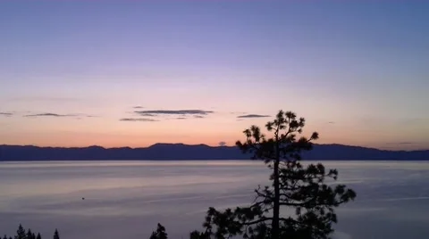 Tahoe Sunrise Video stock 8357795