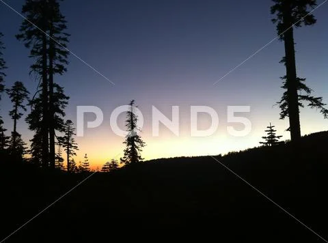 Tahoe Sunset Stock Photos