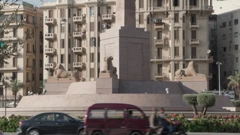 Tahrir Square  Stock Footage 317911181