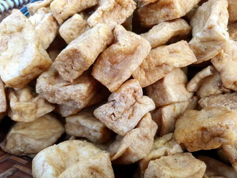 Tahu goreng Fried Tofu, Stock Footage 296367485