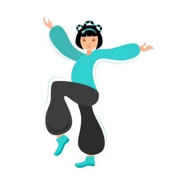 Tai chi exercises Illustrazione stock