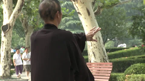 Tai Chi slo-mo Stock Footage 37705022