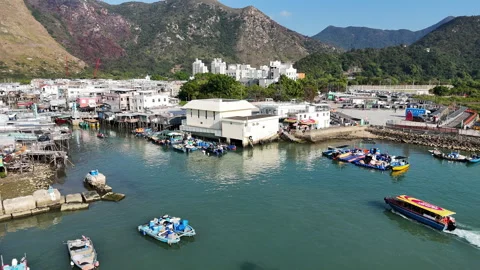 Tai O harbour. Video stock 306291480