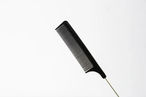 Tail Comb Mockup on White Background for Product Display Stock Photos