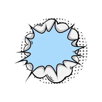 Tail comic speech bubble cartoon vector illustration Ilustración de archivo