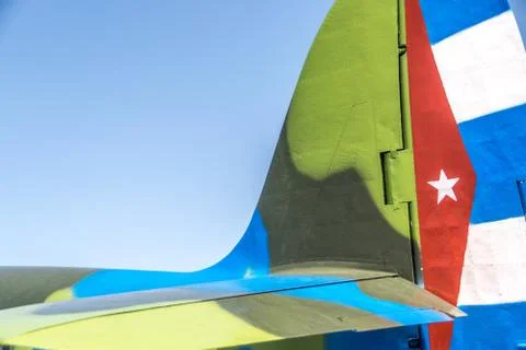 Tail of a plane Stock Photos
