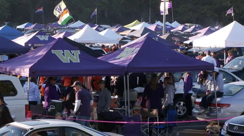 Tailgate party Stock Footage 884906