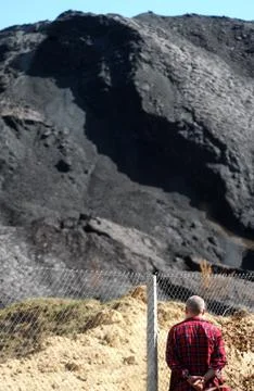 Tailing from mining Foto stock