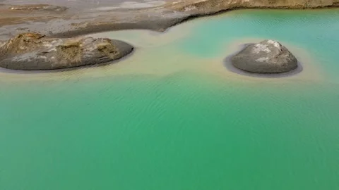 Tailings dump of the Khrustalnenskiy min... | Stock Video | Pond5