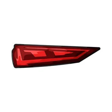 Taillight illustration Ilustração Stock