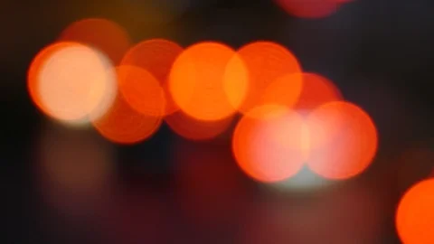 Taillights, red lights at dusk Stock Footage 101184224