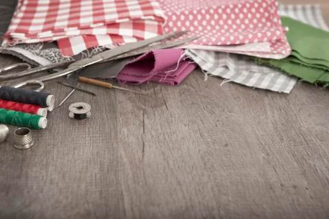 Tailor fabric samples 스톡 사진