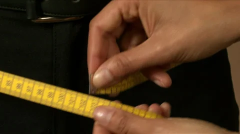 Tailor Hips Measuring 2 스톡 동영상 39384524