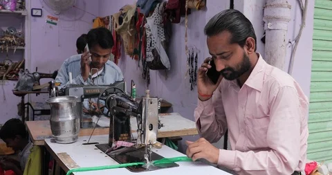 Tailor India Video stock 111763032