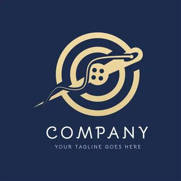 Tailor logo template Illustrazione stock