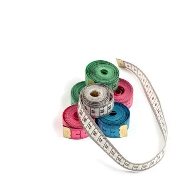 Tailor measuring tapes Stock Photos