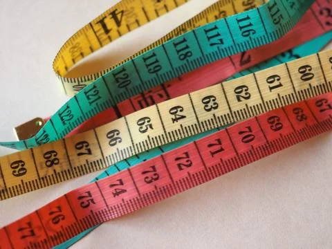 Tailor meter ruler Stock Photos