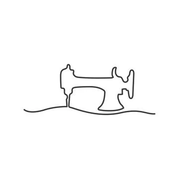 Tailor or textile logo Stockillustratie