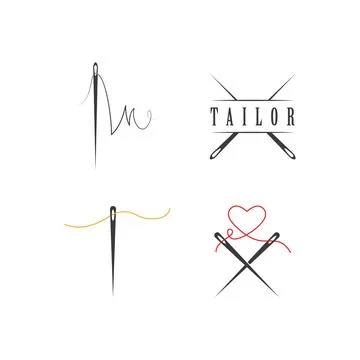 Tailor or textile logo Illustration