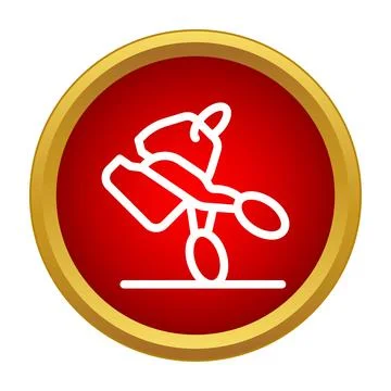 Tailor scissors cutting button and thread icon Stock Illustration