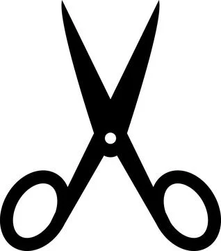 Tailor scissors, cutting fabric cutting stock illustration Stock Illustration