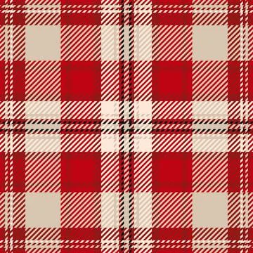 Tailor textile background vector, realistic pattern fabric check. Stitched .. Stock Illustration