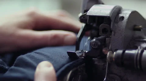 Tailor at work Stock Footage