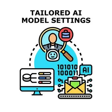 Tailoring artificial intelligence model settings for personalization Ilustración de archivo