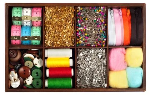 Tailoring materials Illustrazione stock