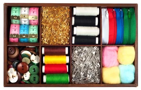 Tailoring materials Stock Photos