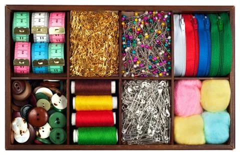 Tailoring materials Stock Photos