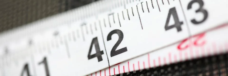 Tailoring measuring device Stock Photos