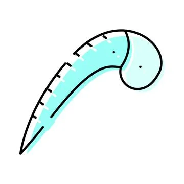 Tailoring pattern making drafting curve ruler Illustrazione stock