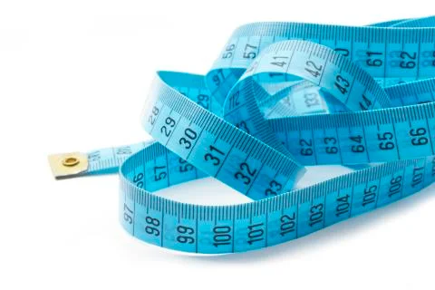 Tailor's measuring tape Stock Photos