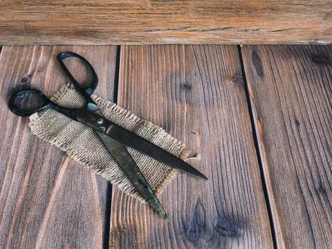 Tailor's scissors Foto stock