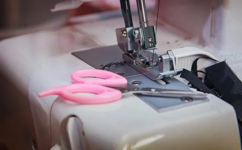 Tailor's tools and accessories Stock Photos
