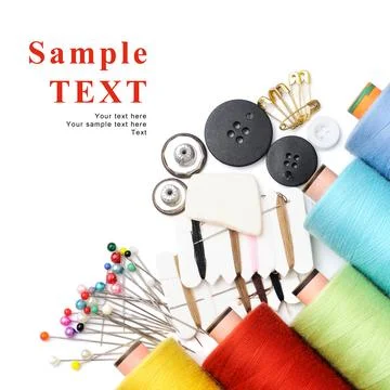 Tailor's tools Stock Photos