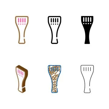 Tailpiece violin range color icon vector 스톡 일러스트