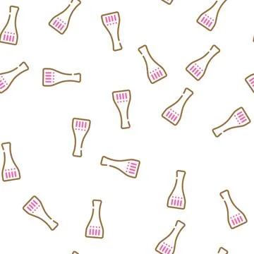 Tailpiece violin vector seamless pattern Stock Illustration