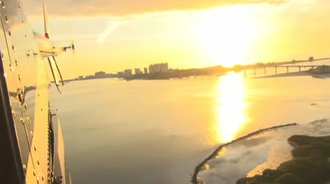 Tailrotor Sunset Video stock 10714921