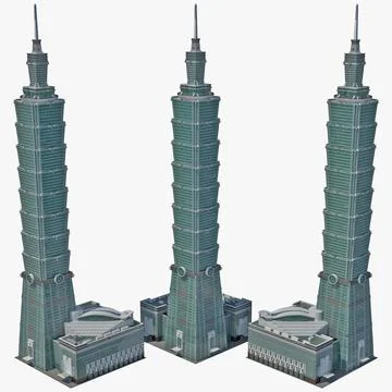 Taipei 101 2 3D Model