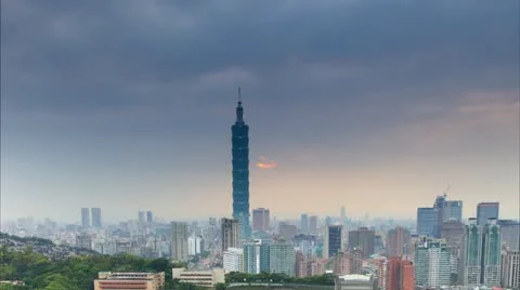 Taipei 101 Stock Footage 10877372