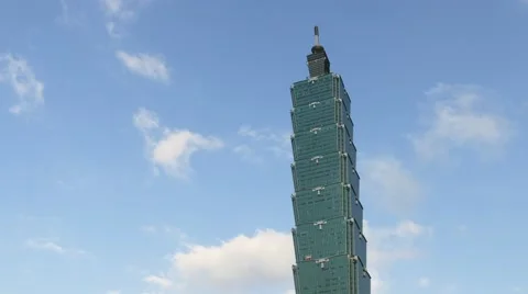 Taipei 101 skyscraper 스톡 동영상 44740588