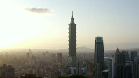 Taipei 101 Tracking Stock Footage