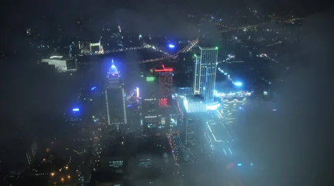 Taipei above cloud Stock Footage 68622405