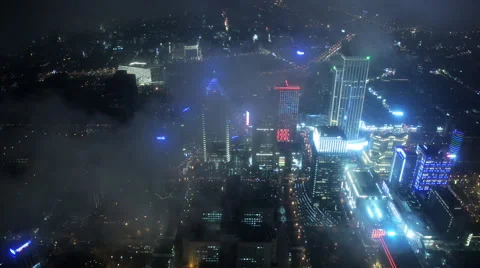 Taipei above clouds Video stock 68621586