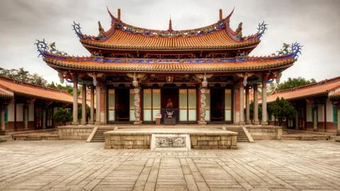 Taipei confucius templea Stock Photos