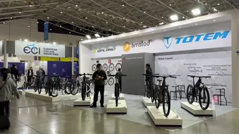Taipei Cycle 2026 opens with focus on e-mobility, green manufacturing, TAIWÁN, T Vídeo Stock 331429133